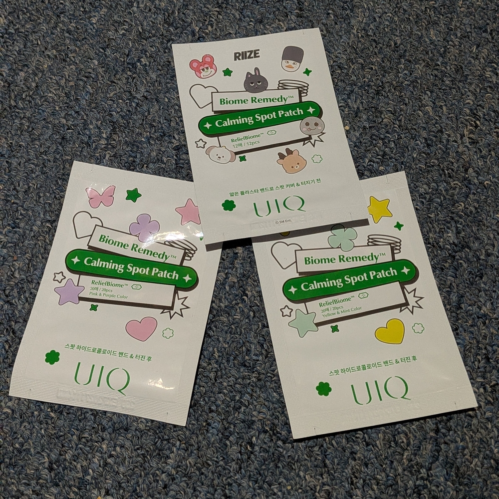 Brand New 3 Packs Of Biome Remedy Calming Spot Patch